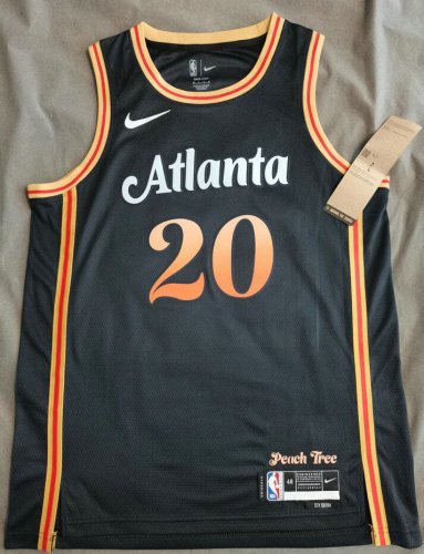 NBA 20 Collins Atlanta Hawks 22-23 city Maillot imprimé